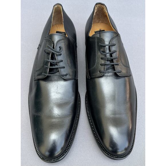TO BOOT NEW YORK Declan Black Calf Derby Dress Shoes 12 US Size NEW main image 5